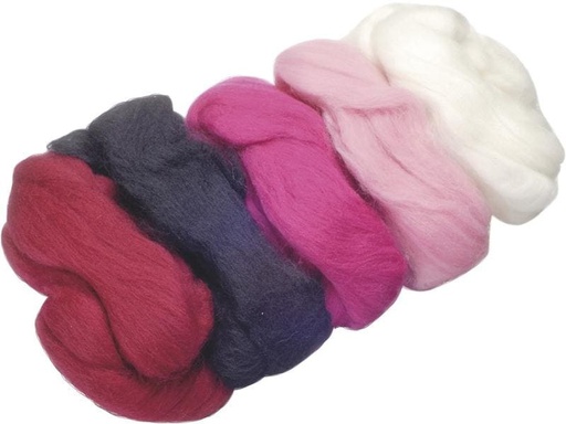 [90063811 1101941] Heyda Filzwolle Merino Mix 50 g, Pink
