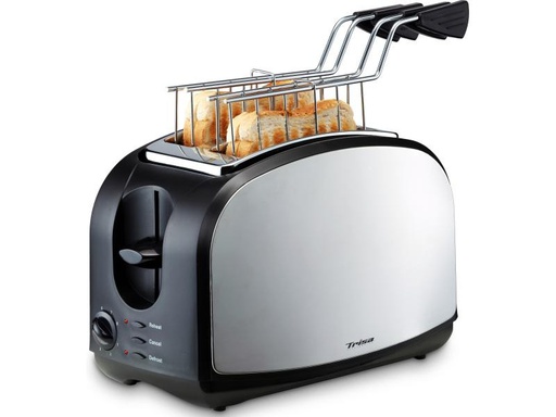 [90063833 746939] Trisa Toaster Crispy Snack Silber/Schwarz