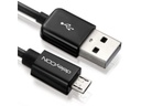 deleyCON USB 2.0-Kabel  USB A - Micro-USB B 0.15 m