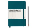 Leuchtturm Notizbuch Medium A5, Dot,  2-teilig, Pacific Grün