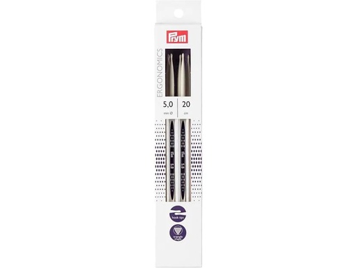 [90064042 1087923] Prym Stricknadeln Ø 5 mm für Strümpfe, 5 Stück