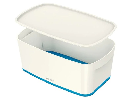 [90064181 627393] Leitz Aufbewahrungsbox MyBox Klein Weiss/Blau