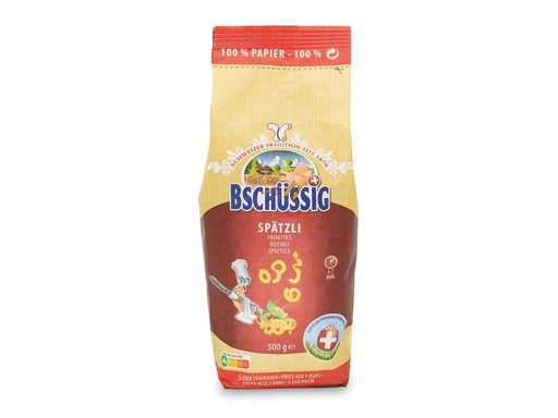 [90006400 808384] Bschüssig Teigwaren   Spätzli 500 g