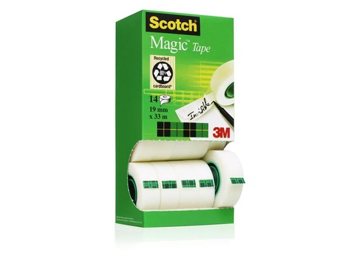 [90064261 765960] Scotch Klebeband Scotch Magic Promo 19 mm x 33 m, Transparent