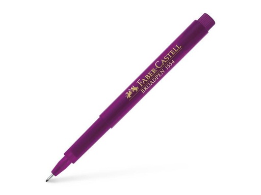 [90064318 924351] Faber-Castell Fineliner Broadpen 1554 0.8 mm, Magenta
