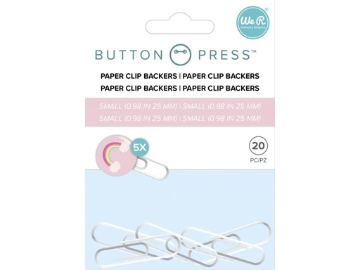 [90064652 1064388] We R Memory Keepers Büroklammer Button Press, 5 Stück