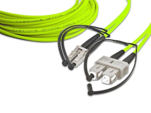 [90064690 849029] Lightwin LWL-Patchkabel LC-SC, Multimode, OM5, 10m