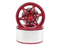 Yeah Racing Felgen BXN 1.9 6 Speichen Beadlock Rot, 2 Stück