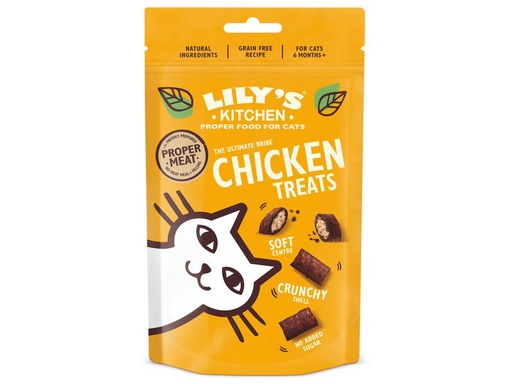[90064804 1209345] Lily's Kitchen Katzen-Snack Hühner Chrunchy 60 g