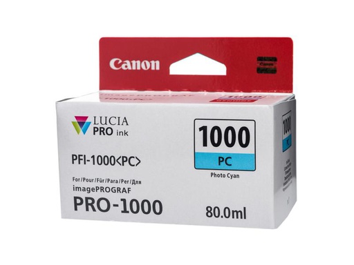 [90064967 462739] Canon Tinte PFI-1000PC / 0550C001 Cyan