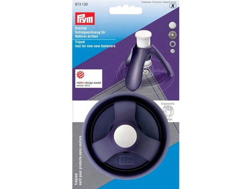 [90006535 1088163] Prym Schlagwerkzeug für Nähfrei, Dreifuss 85 x 55 mm,
