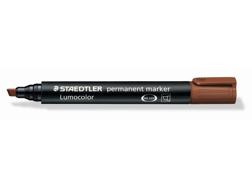 [90065570 914657] Staedtler Permanent-Marker Lumocolor 350 Braun, permanent