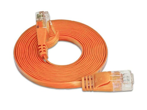 [90065718 314657] SLIM Slimpatchkabel RJ-45 - RJ-45, Cat 6, UTP, 0.5 m, Orange