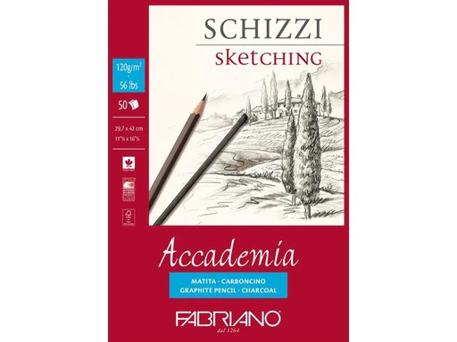 [90065853 1116226] Fabriano Zeichenblock Sketching A3, 50 Blatt