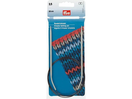 [90065879 1175072] Prym Rundstricknadel Ø 3.5 mm x 80 cm, Aluminium