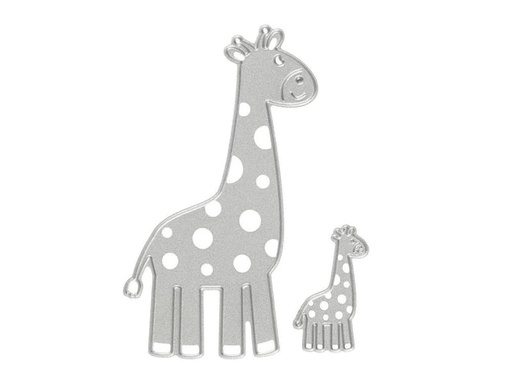 [90066038 1166618] Creativ Company Stanzschablone 5.4 x 9.2 + 2.1 x 3.5 cm, Giraffe