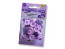 Folia Knöpfe-Mix Ton in Ton, Lila