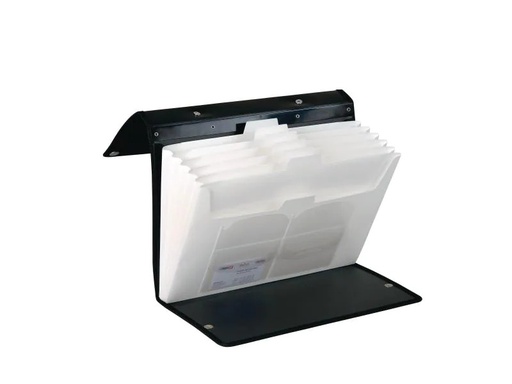 [90066785 830968] dufco Fächermappe Flip File A4 Soft Touch Schwarz