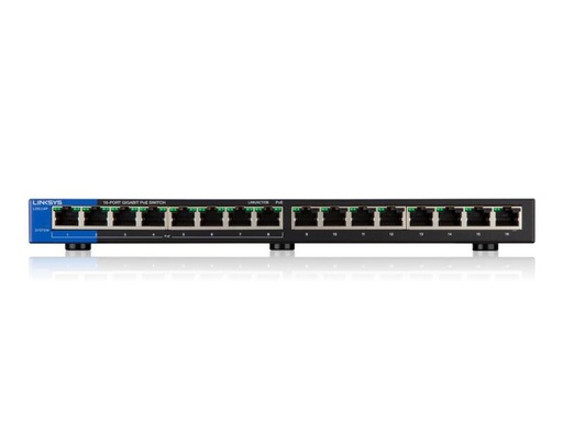 [90066796 1002126] Linksys PoE+ Switch LGS116P-EU 16 Port