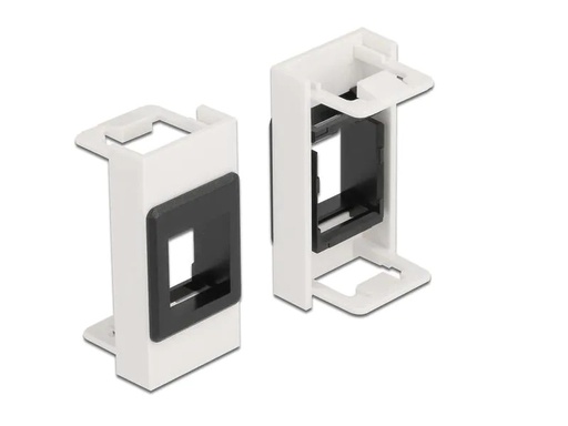 [90006660 1192242] Delock Easy 45 Modul Keystone Halterung weiss /schwarz