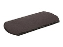 Paderno Servierplatte 20 cm x 10 cm Schwarz