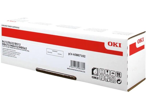 [90066949 331843] OKI Toner 45807102 Black