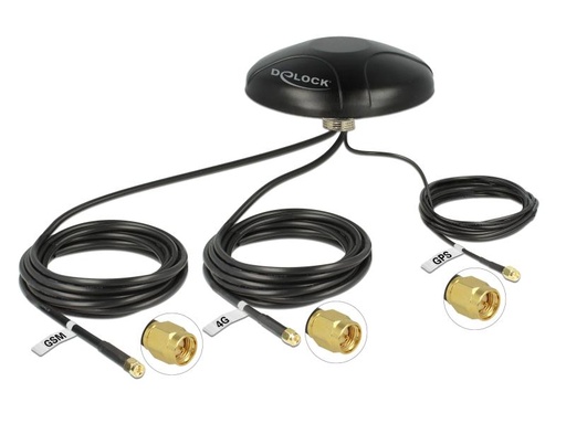 [90067240 857446] Delock LTE-Antenne LTE&amp;GSM&amp;GPS support SMA 2 dBi Rundstrahl