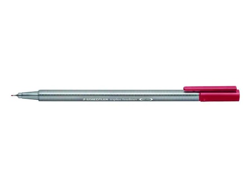 [90067519 914713] Staedtler Fineliner Triplus 334 0.3 mm, Karminrot