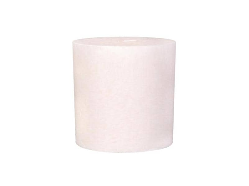 [90067595 1036624] Herzog Kerzen AG Stumpenkerze Kristallo Zylindro Ø 6 cm x 6 cm Elfenbein