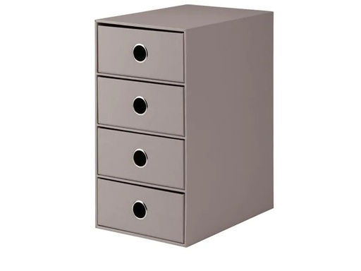 [90067615 789769] Rössler Schubladenbox S.O.H.O. Taupe