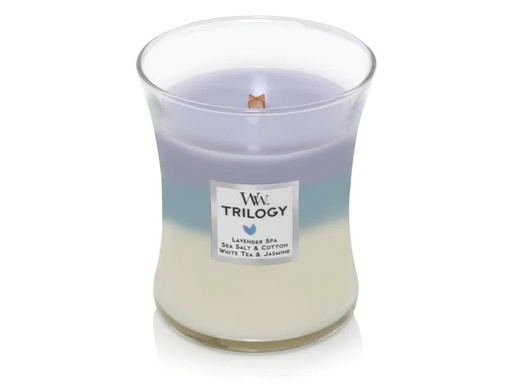 [90067679 1004956] Woodwick Duftkerze Trilogy Calming Retreat Medium Jar