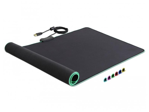 [90067848 867197] Delock Gaming-Mausmatte 92x30 cm mit RGB-Beleuchtung