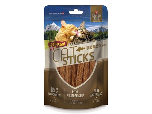 [90068040 1215732] DeliBest Cat Sticks Flussbarsch, 50 g