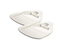 Villeroy & Boch Speiseteller BBQ Passion Steak 2 Stück, Weiss
