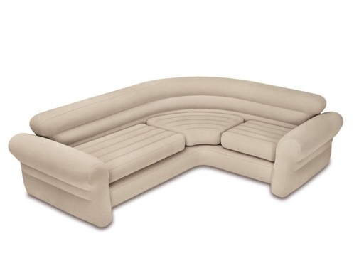 [90068543 535313] Intex Eck-Sofa aufblasbar Beige