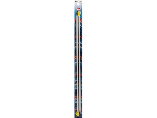 [90068556 1175090] Prym Stricknadeln 6.00 mm, Alu, 2 Stück, Grau