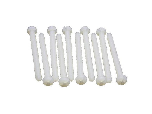 [90068765 345219] EP Flachkopfschrauben M2x10 mm Nylon