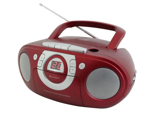 [90000664 1054733] soundmaster Radio/CD-Player SCD5100RO Rot
