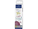 Faber-Castell Fineliner Metallic 4er Etui