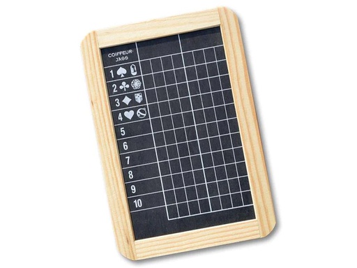 [90006873 413785] Carta.Media Jasstafel Coiffeur