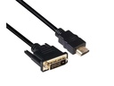 Club 3D Kabel DVI-D – HDMI 1.4, 2 m, Bidirektional