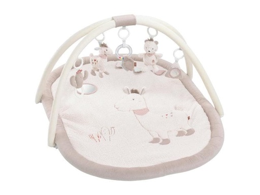 [90000666 1043261] fehn Krabbeldecke mit Spielbogen Lama Peru
