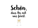 Braun + Company Papierservietten Schön, dass ihr mit uns feiert 20 Stück