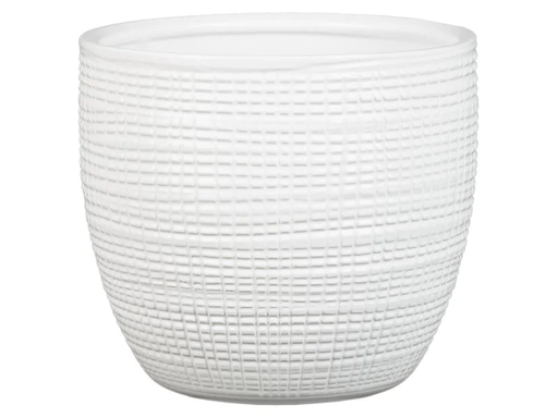 [90069123 1090434] scheurich Blumentopf Weiss Ø 17.7 cm