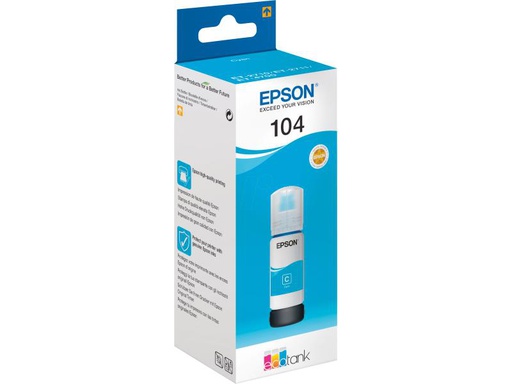 [90069347 865007] Epson Tinte 104 / C13T00P240 Cyan