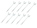 EP Einfachhaken für Lochwände, verzinkt, 15 mm/10 cm, 10 Stück