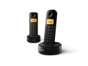 Philips Schnurlostelefon D1602B  Schwarz