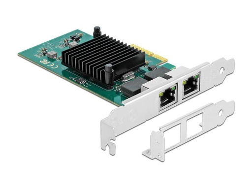 [90069750 1181538] Delock Netzwerkkarte 2x 1Gbps, i82576 PCI-Express x4