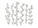 Creativ Company Stanzschablone 14.3 x 12.3 cm, Blumenranken