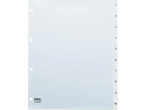 [90000046 1198732] Kolma Register A4 Vista XL 1-10